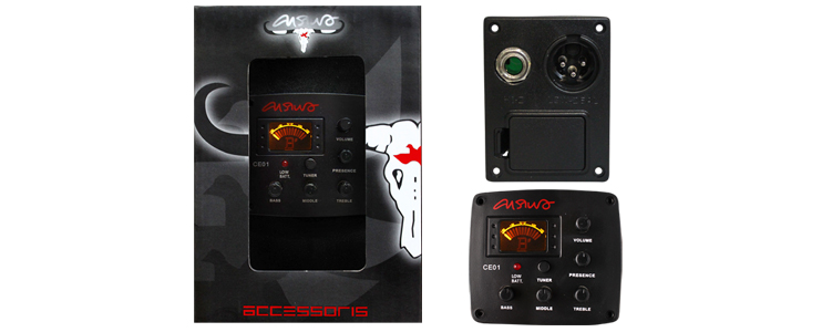 EQ 4 แบน คาราบาว With Tuner&3 Plugged output CE01